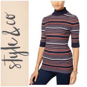 Style & Co. Mock Turtleneck Sweater Small